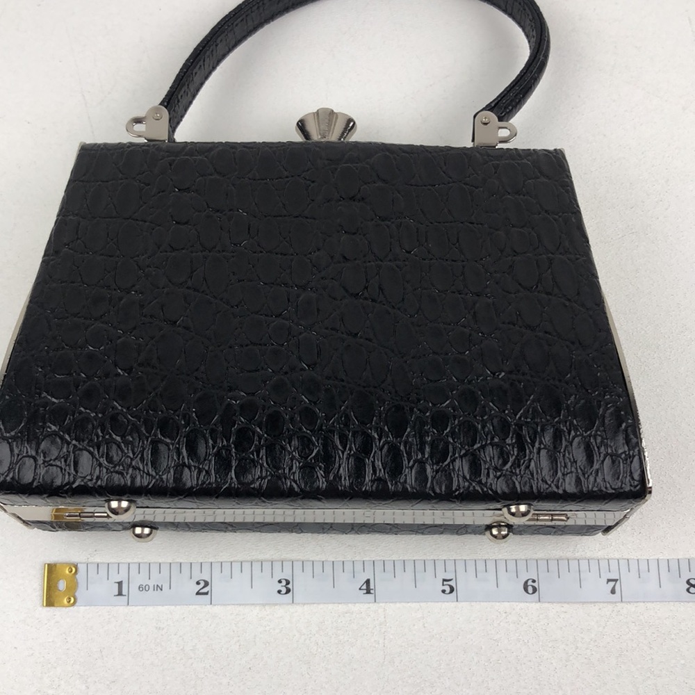 Debbie Brooks Clutch Purse Lace Animal Print Heel - Picture 7 of 12